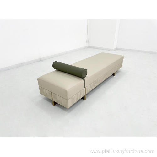 Modern style light luxury bench